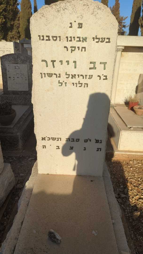 קברו של דב וייזר