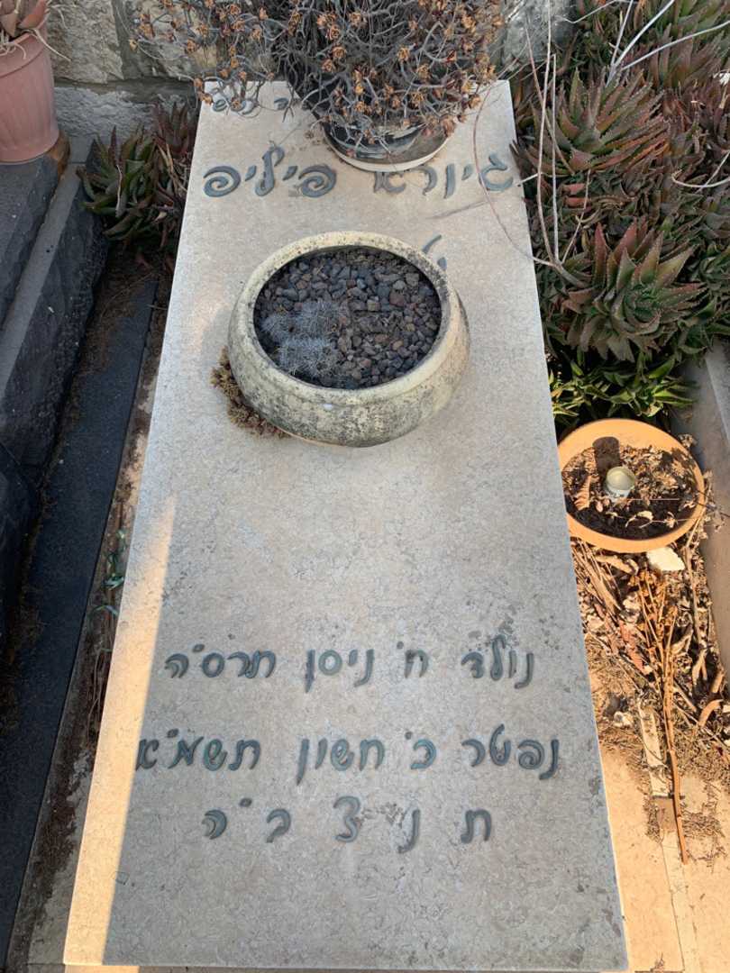קברו של גיורא פיליפ