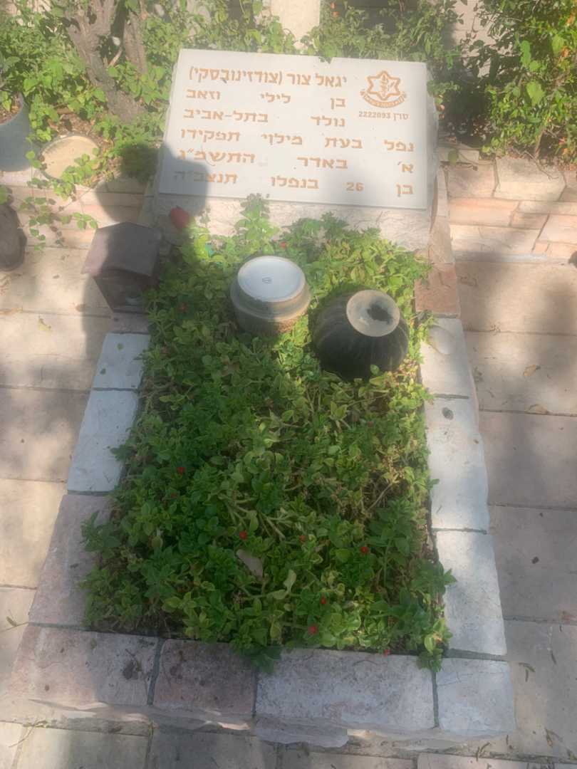 קברו של יגאל צור (צודזינובסקי)