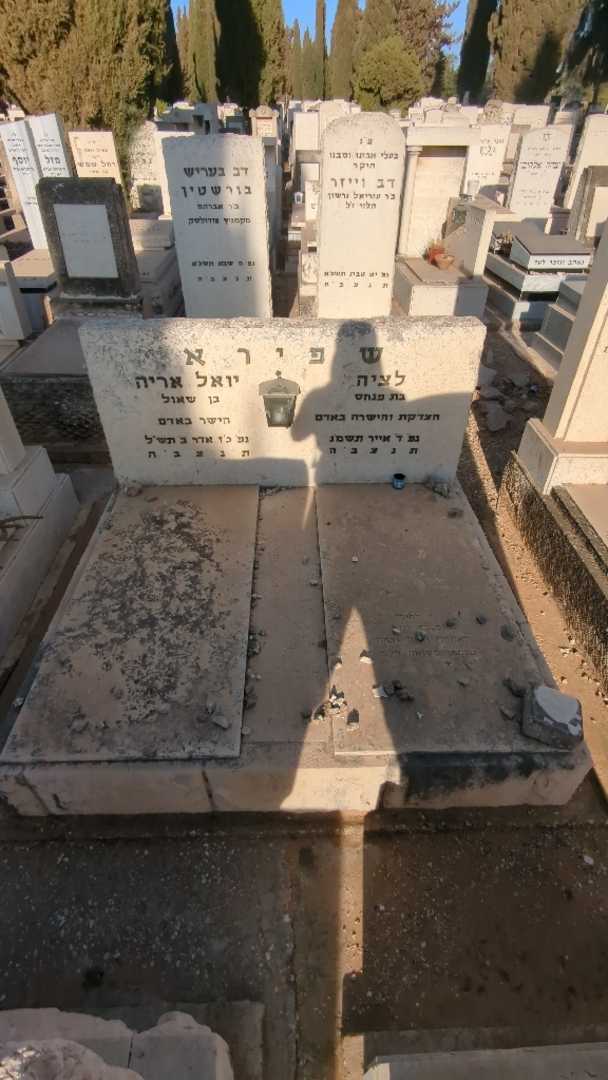 קברו של לציה שפירא. תמונה 1