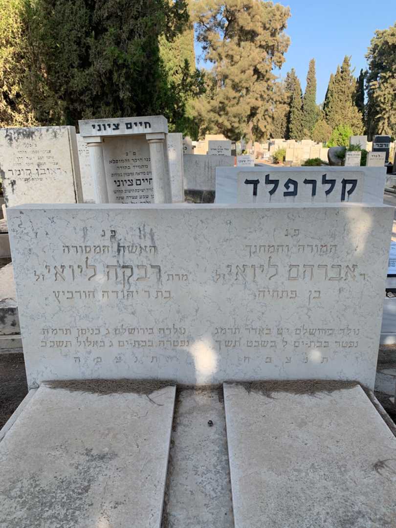 קברו של אברהם ליואי. תמונה 1