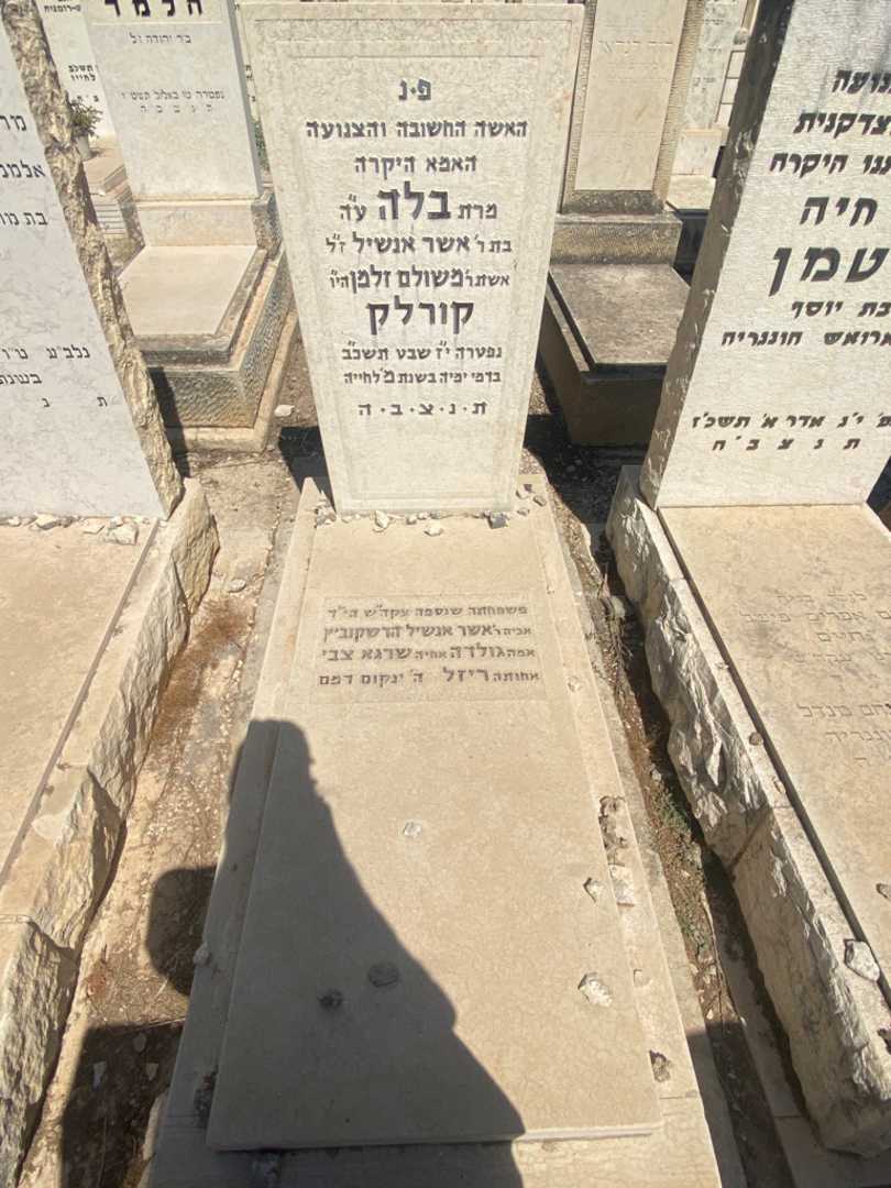 קברו של אשר אנשיל הרשקוביץ