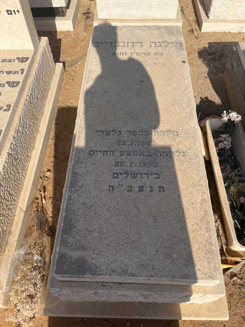 קברו של אילנה רוזנצוייג