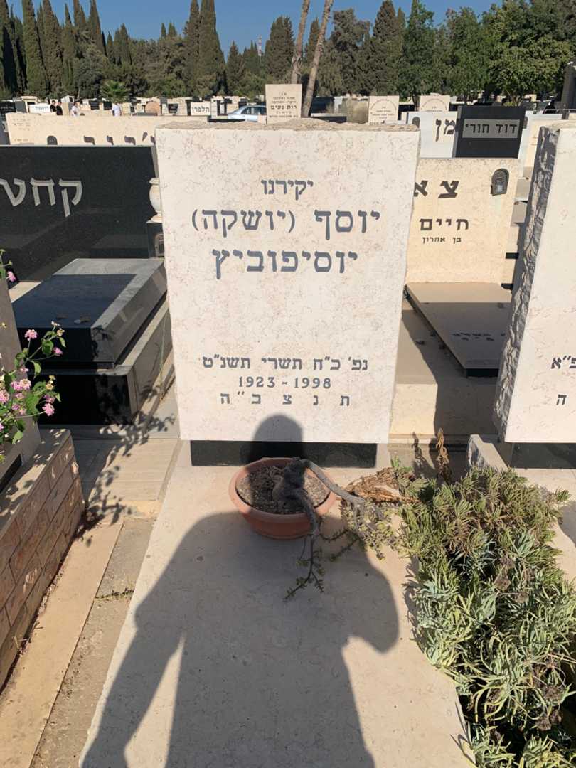 קברו של יוסף "יושקה" יוסיפוביץ. תמונה 2