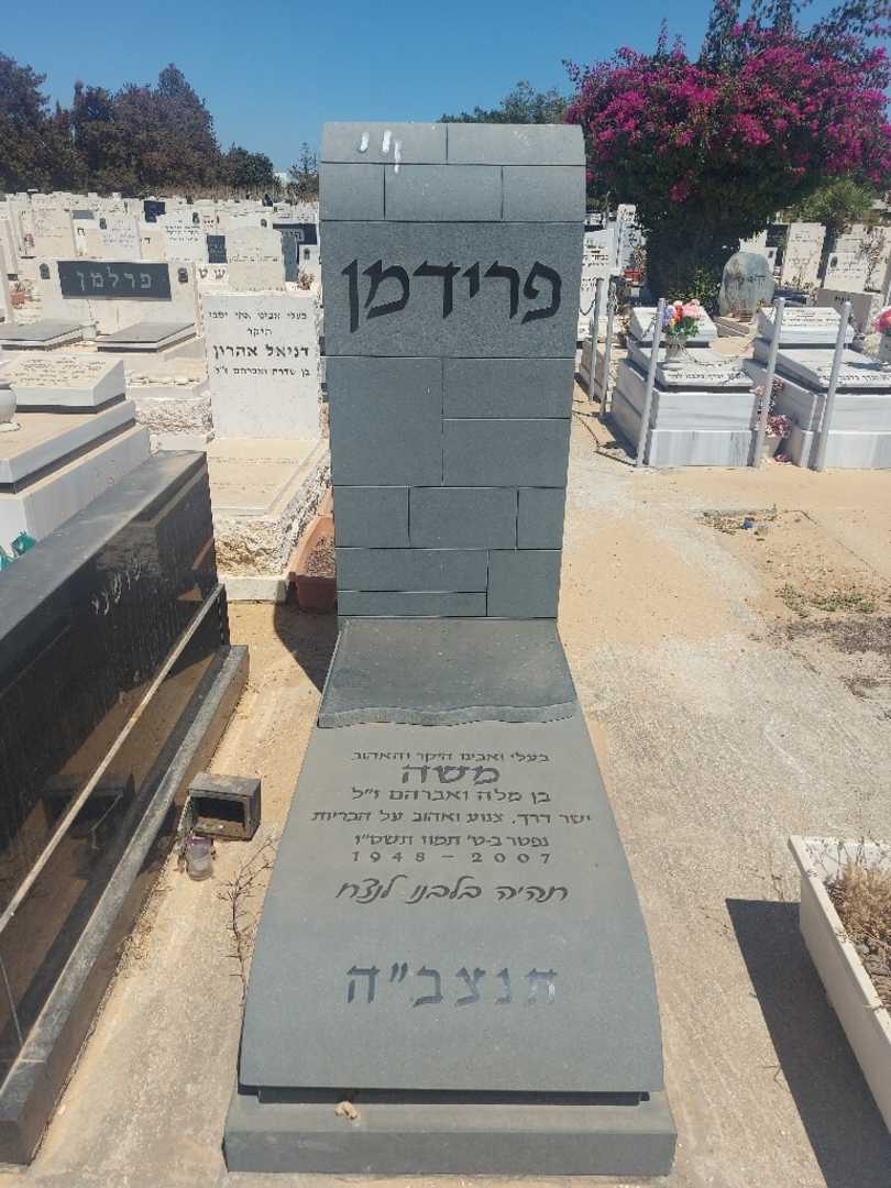 קברו של משה פרידמן