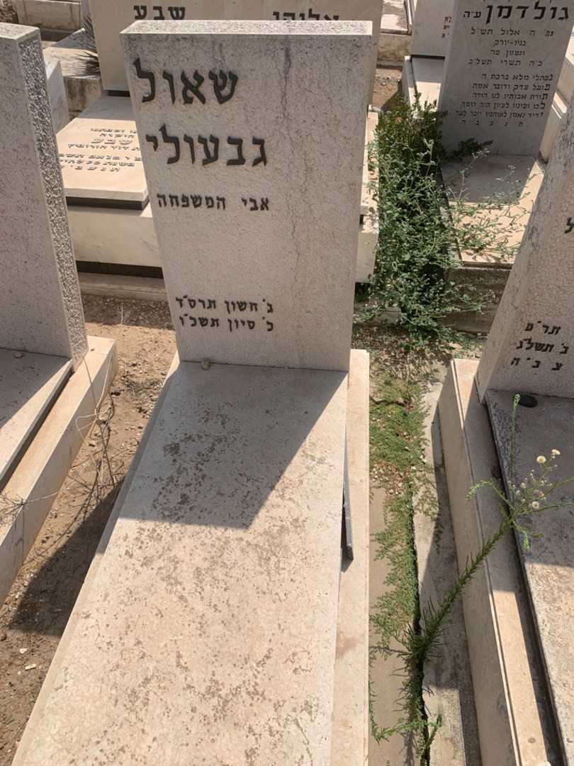 קברו של שאול גבעולי. תמונה 1