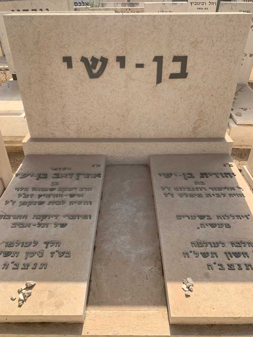 קברו של יהודית בן-ישי. תמונה 2