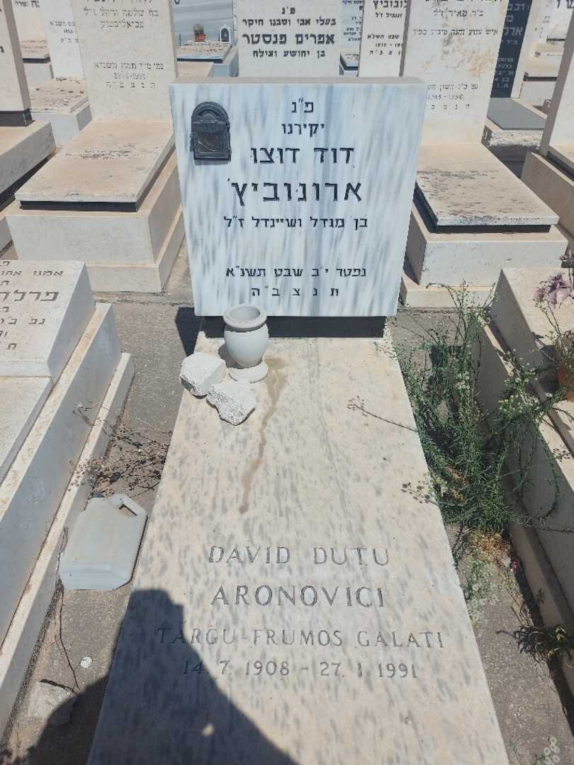 קברו של דוד דוצו ארונוביץ׳