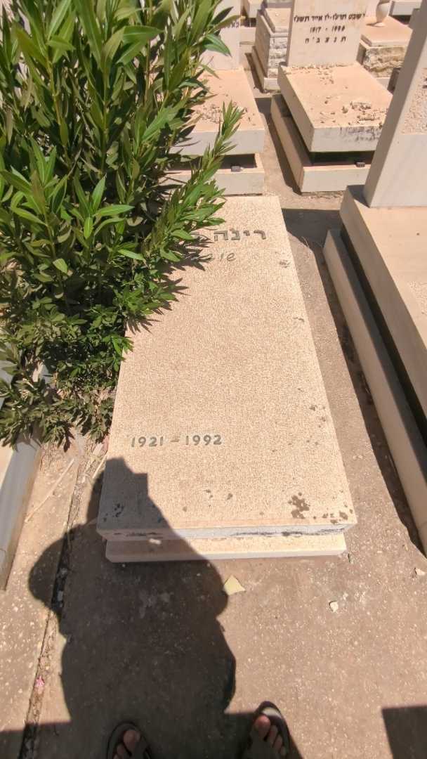 קברו של רינה "שושה" קון. תמונה 1