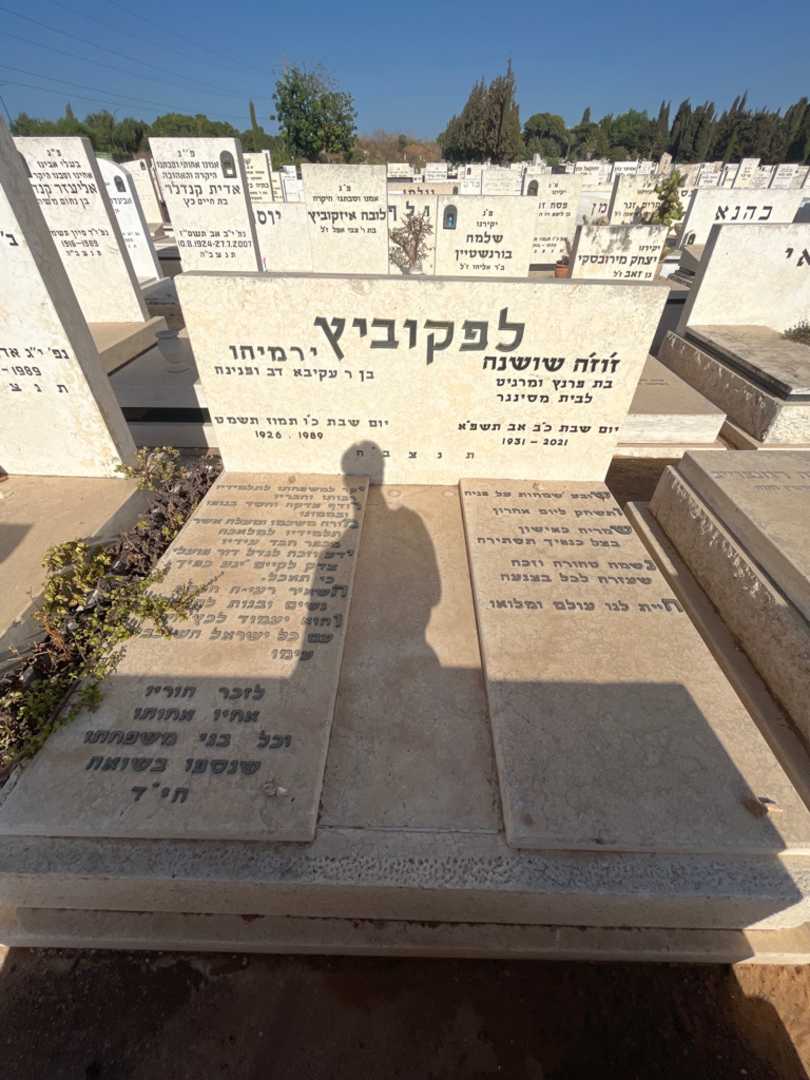 קברו של ירמיהו לפקוביץ. תמונה 1