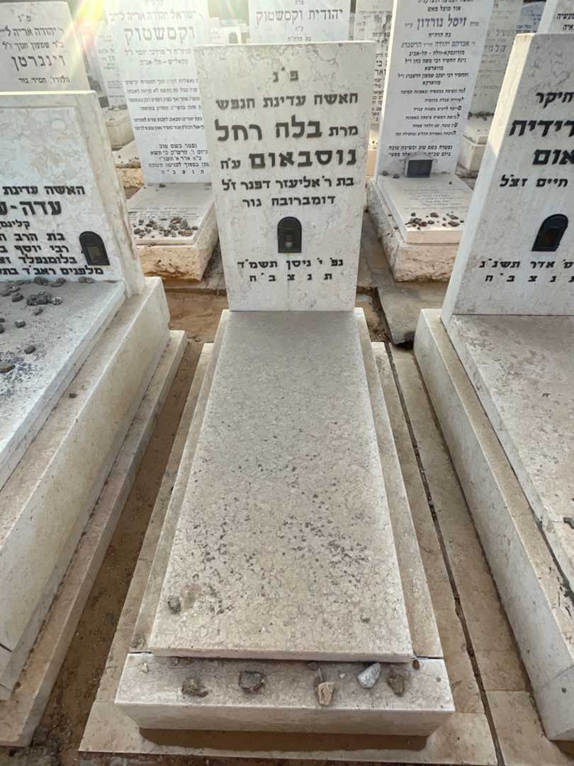 קברו של בלה רחל נוסבאום. תמונה 2