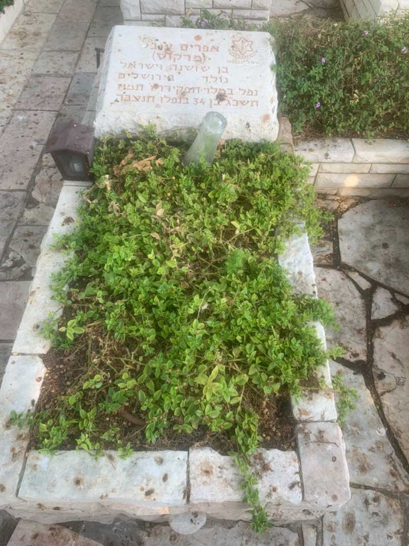 קברו של אפרים "מרקוס" ענבל