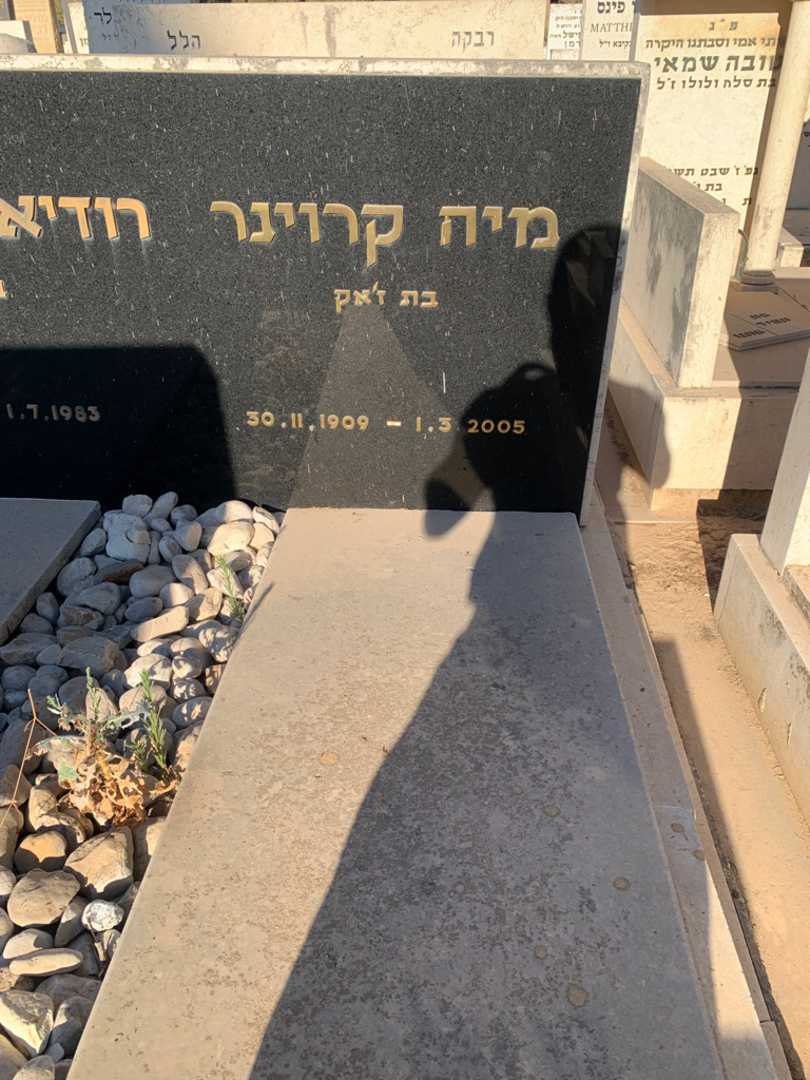 קברו של מיה קרוינר. תמונה 2