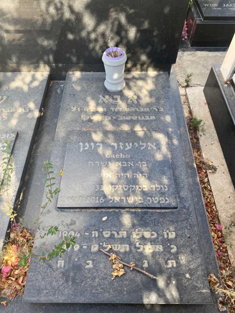 קברו של אבא רוזנפלד. תמונה 2