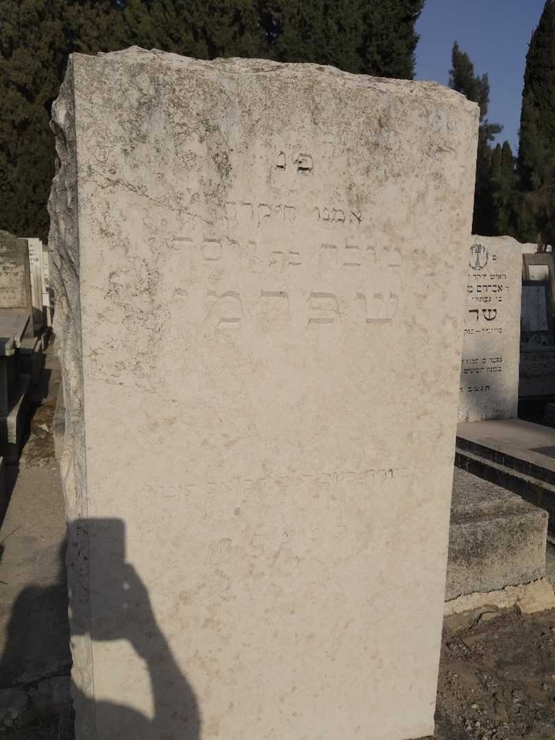 קברו של טובה שפרמי. תמונה 2