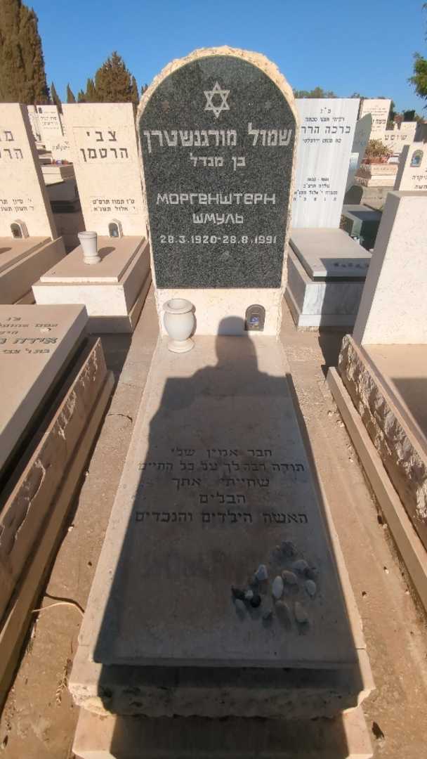 קברו של שמול מורגנשטרן