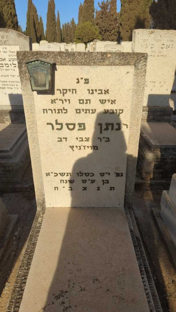 קברו של נתן פסלר