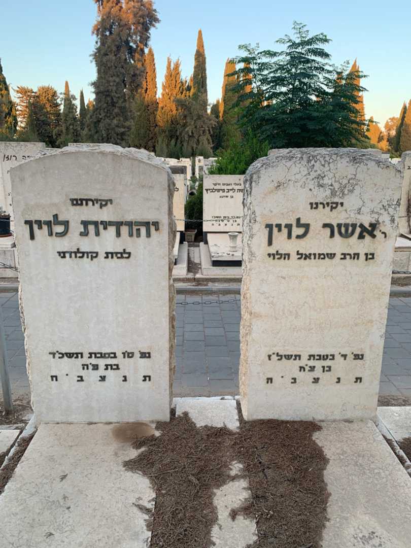 קברו של יהודית לוין. תמונה 1