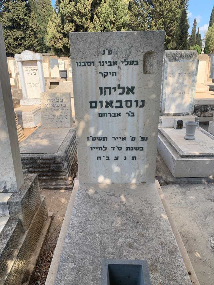 קברו של אליהו נוסבאום