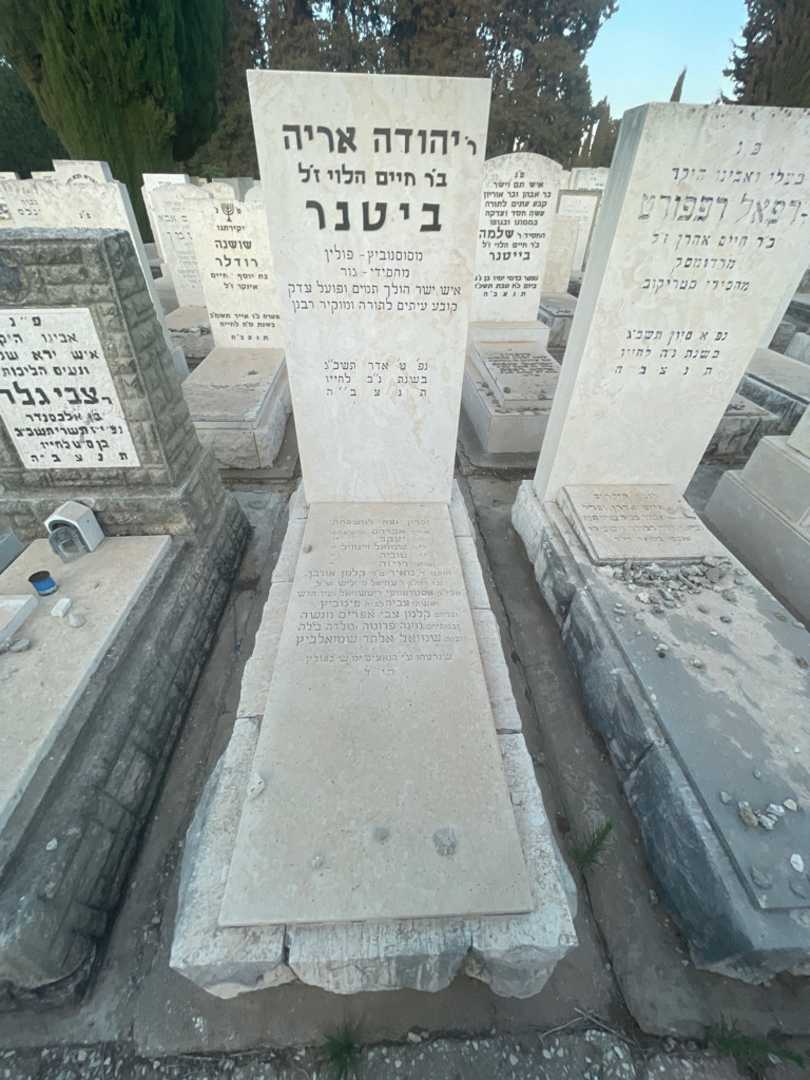 קברו של שמואל אלתר שמואלביץ