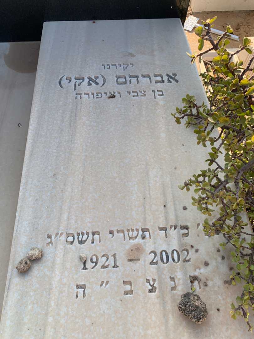 קברו של אברהם "אקי" אקרמן. תמונה 3