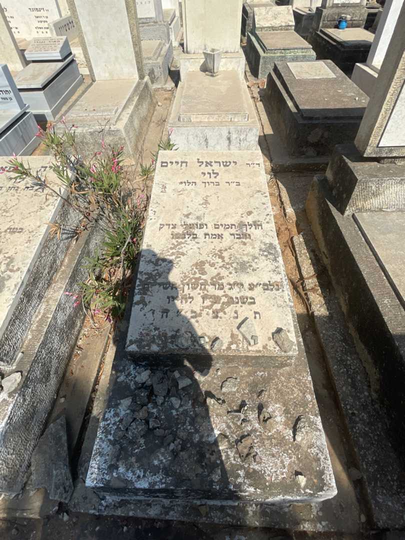 קברו של ישראל חיים לוי. תמונה 2