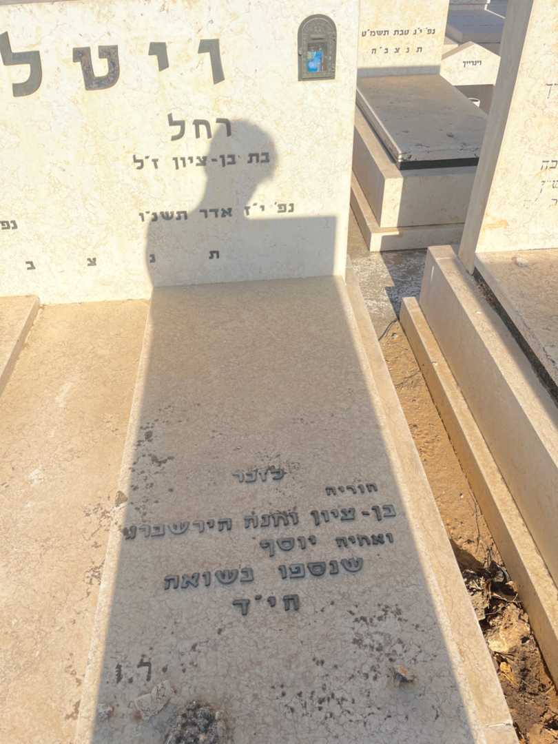 קברו של בן-ציון הירשברג. תמונה 2