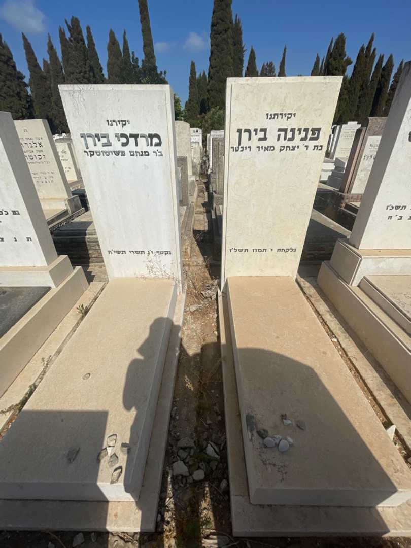 קברו של מרדכי בירן. תמונה 2