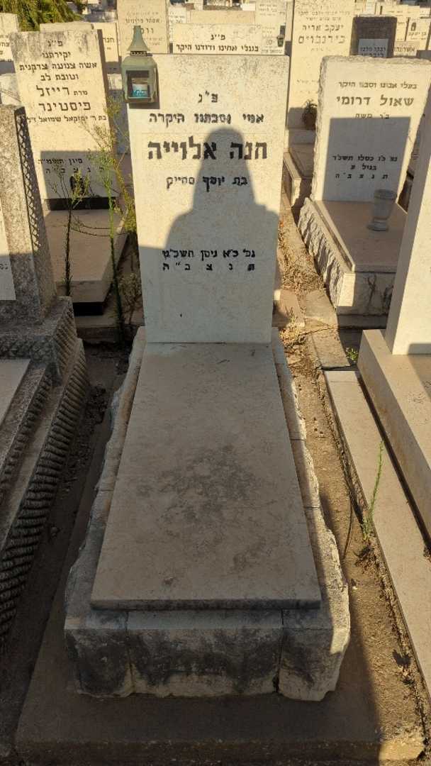 קברו של חנה אלוייה