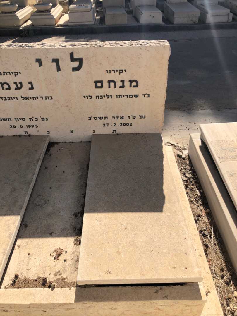 קברו של מנחם לוי. תמונה 1