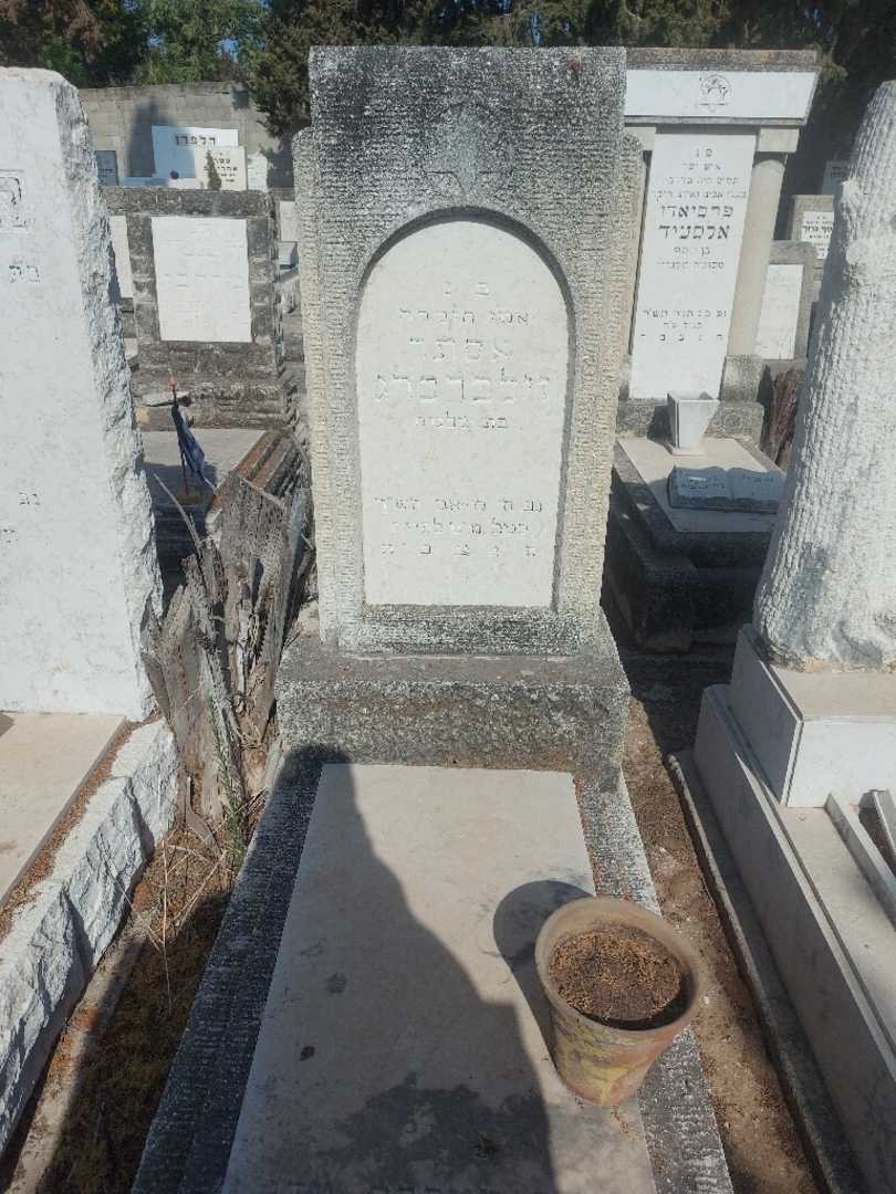 קברו של אסתר זילברברג