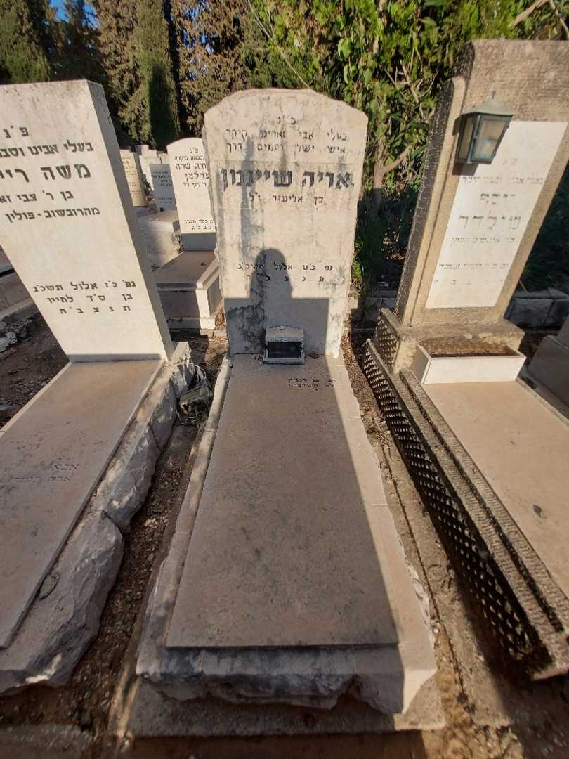 קברו של אריה שיינמן
