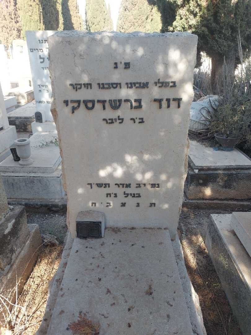 קברו של דוד ברשדסקי