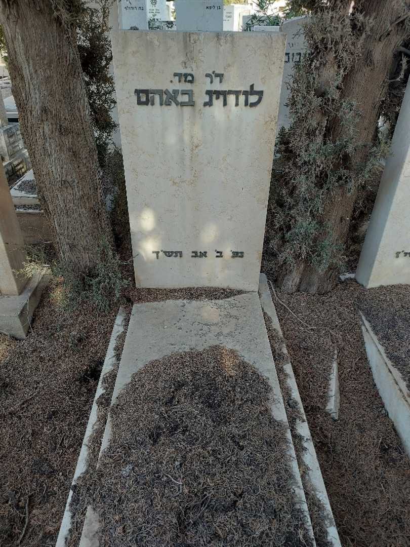 קברו של לודויג באהם