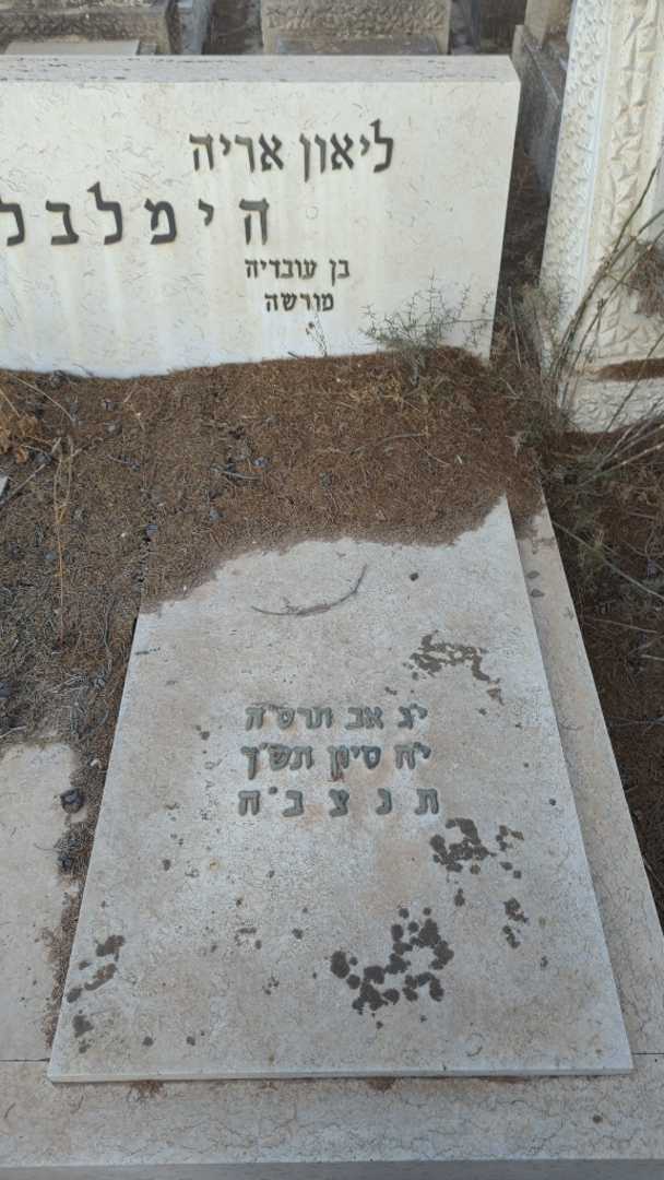 קברו של ליאון אריה הימלבלאו. תמונה 2
