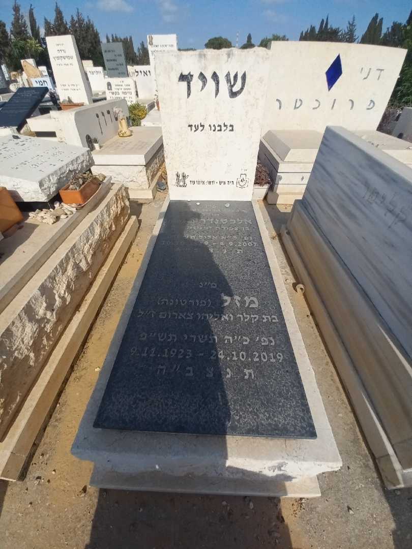 קברו של אלכסנדר "שמואל" שויד