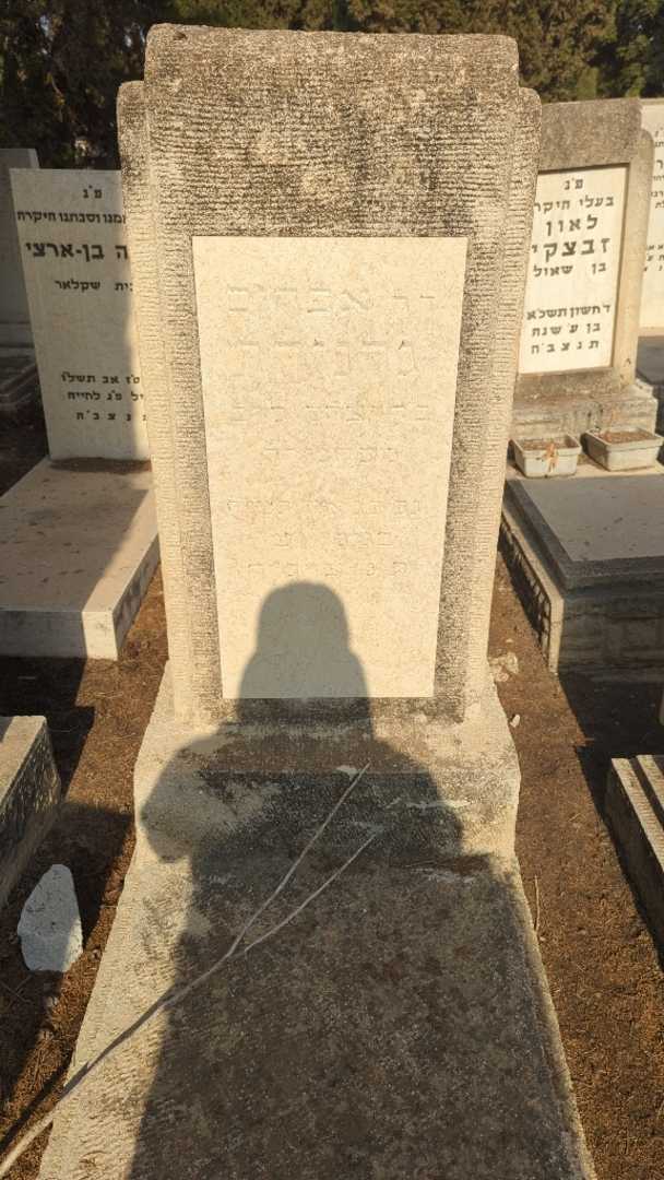 קברו של אפרים גרנידר