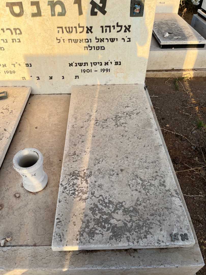 קברו של אליהו אלושה אומנסקי. תמונה 2