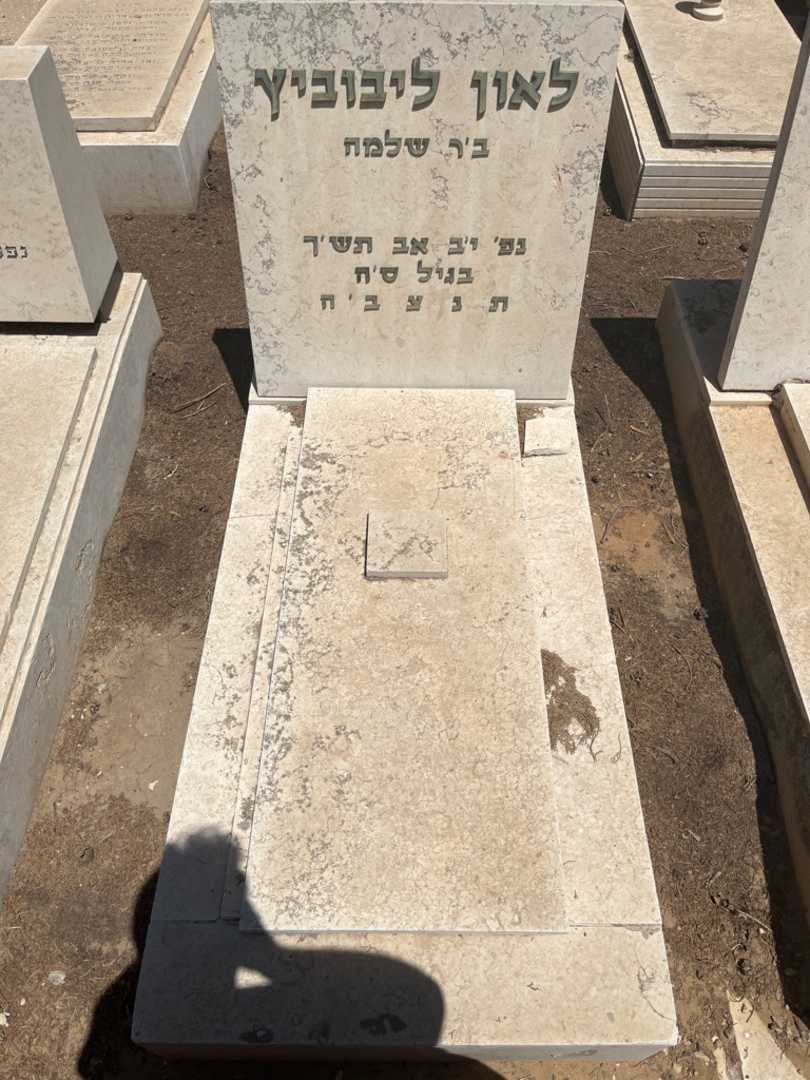קברו של לאון ליבוביץ. תמונה 1