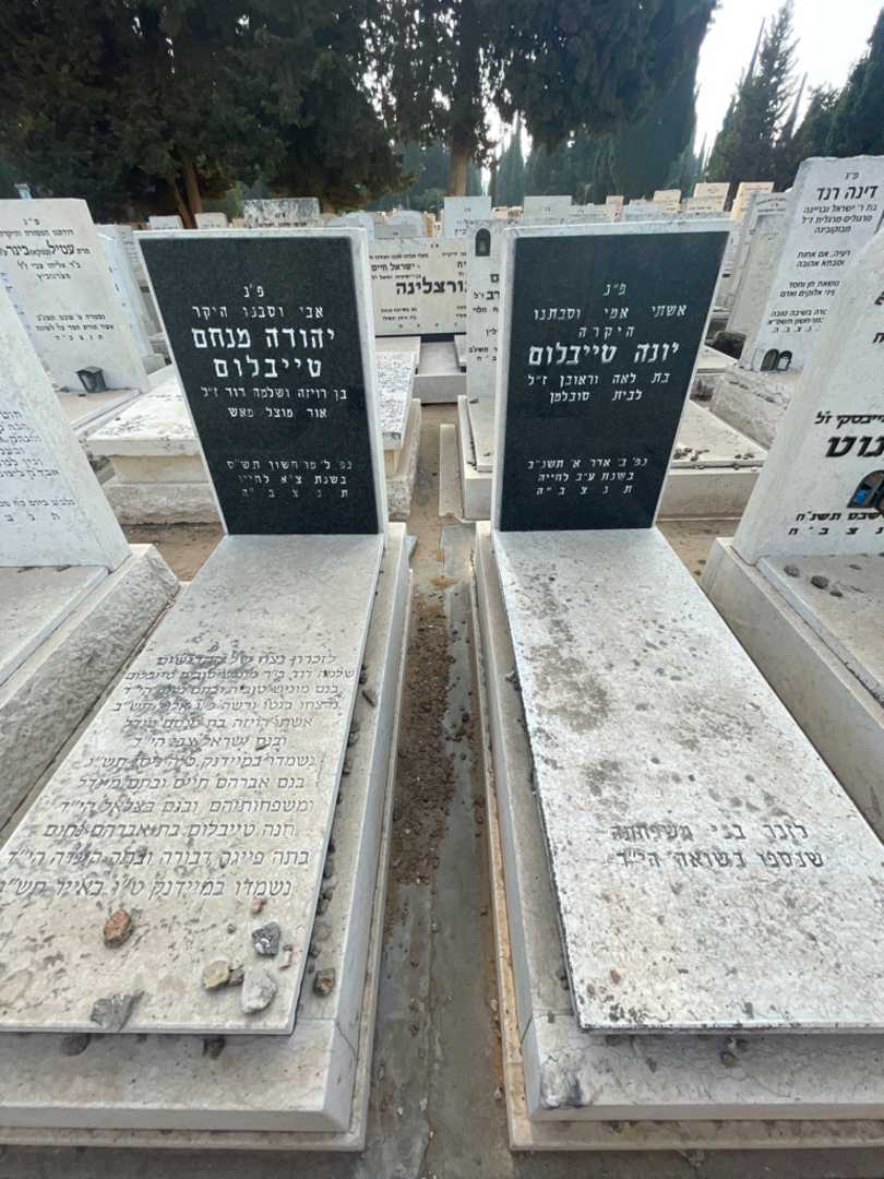 קברו של יהודה מנחם טייבלום. תמונה 1