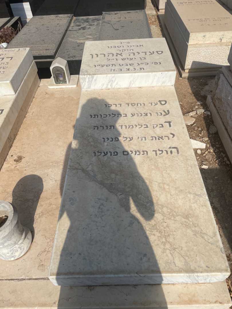 קברו של סעדיה אהרון. תמונה 2