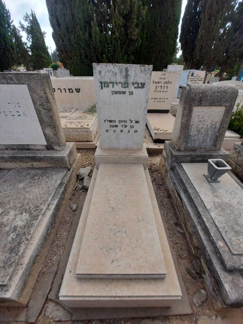 קברו של צבי פרידמן