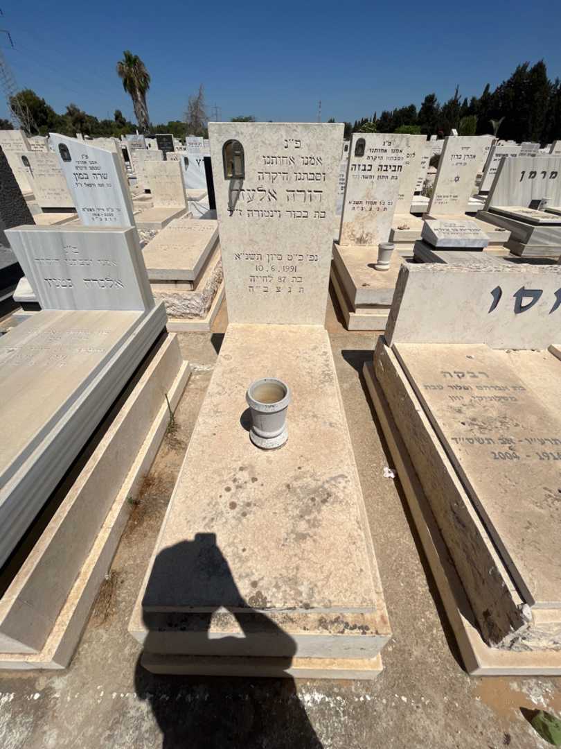 קברו של דורה אלעזר