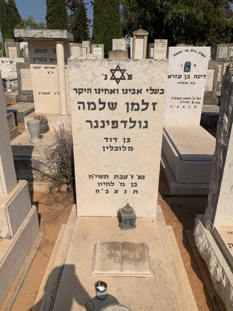 קברו של זלמן שלמה גולדפינגר