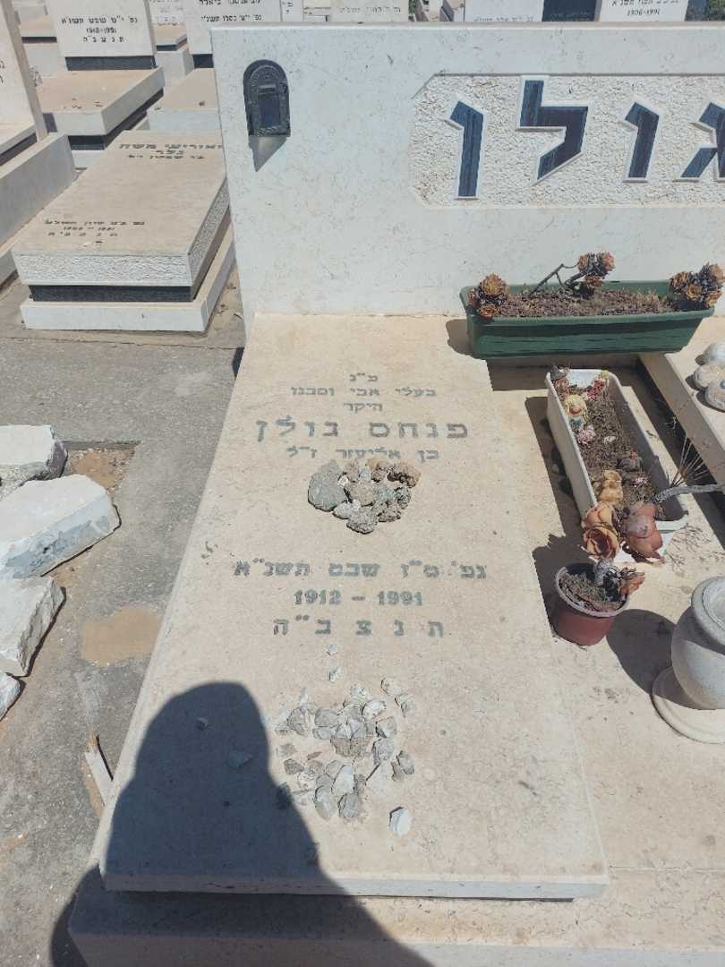 קברו של פנחס גולן. תמונה 1