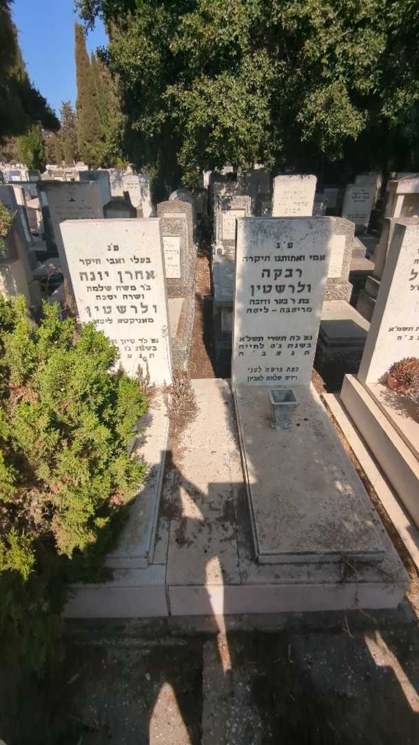 קברו של אהרן יונה ולרשטין. תמונה 2