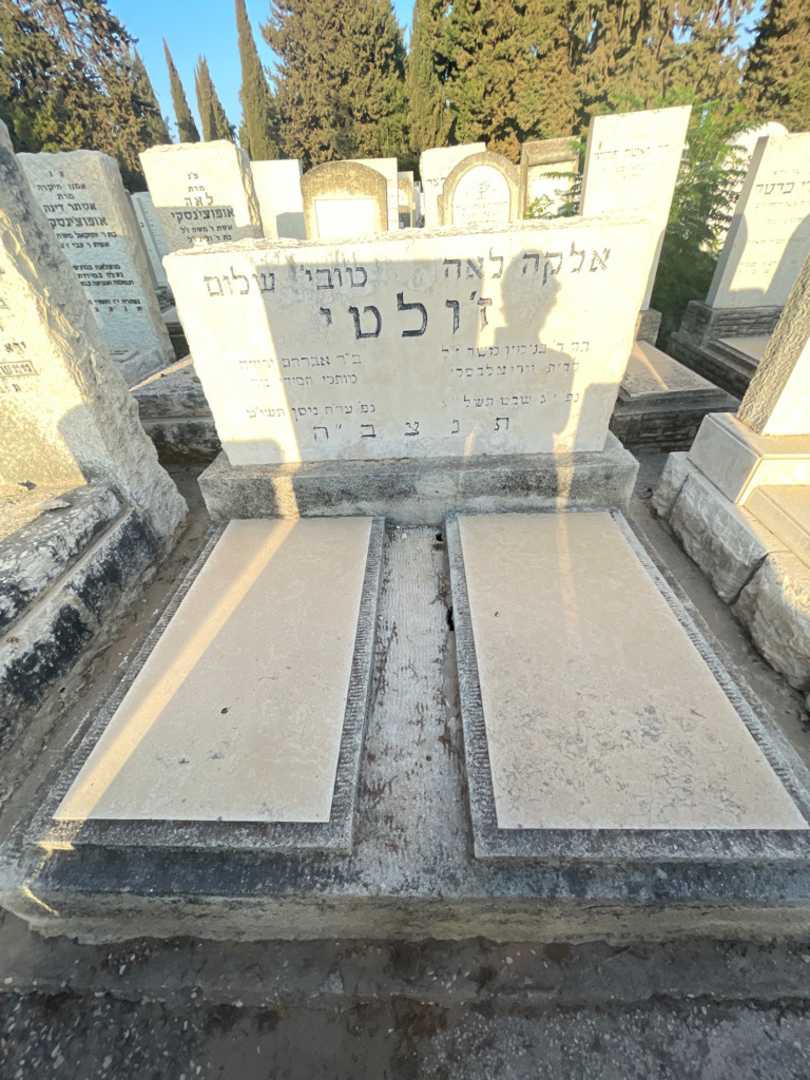 קברו של אלקה לאה ז'ולטי. תמונה 1