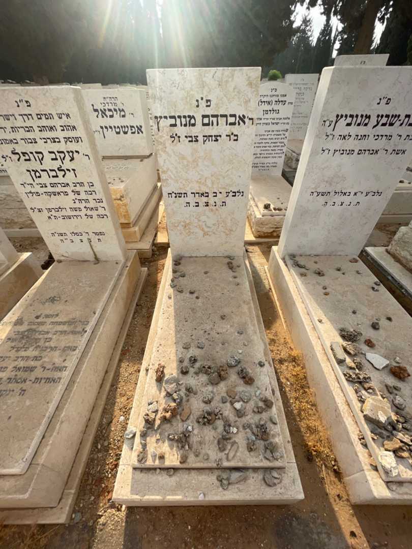 קברו של אברהם מנוביץ. תמונה 2