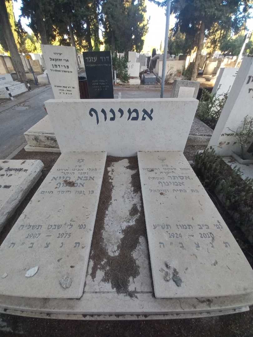 קברו של אסתר "אסתי" אמינוף. תמונה 2