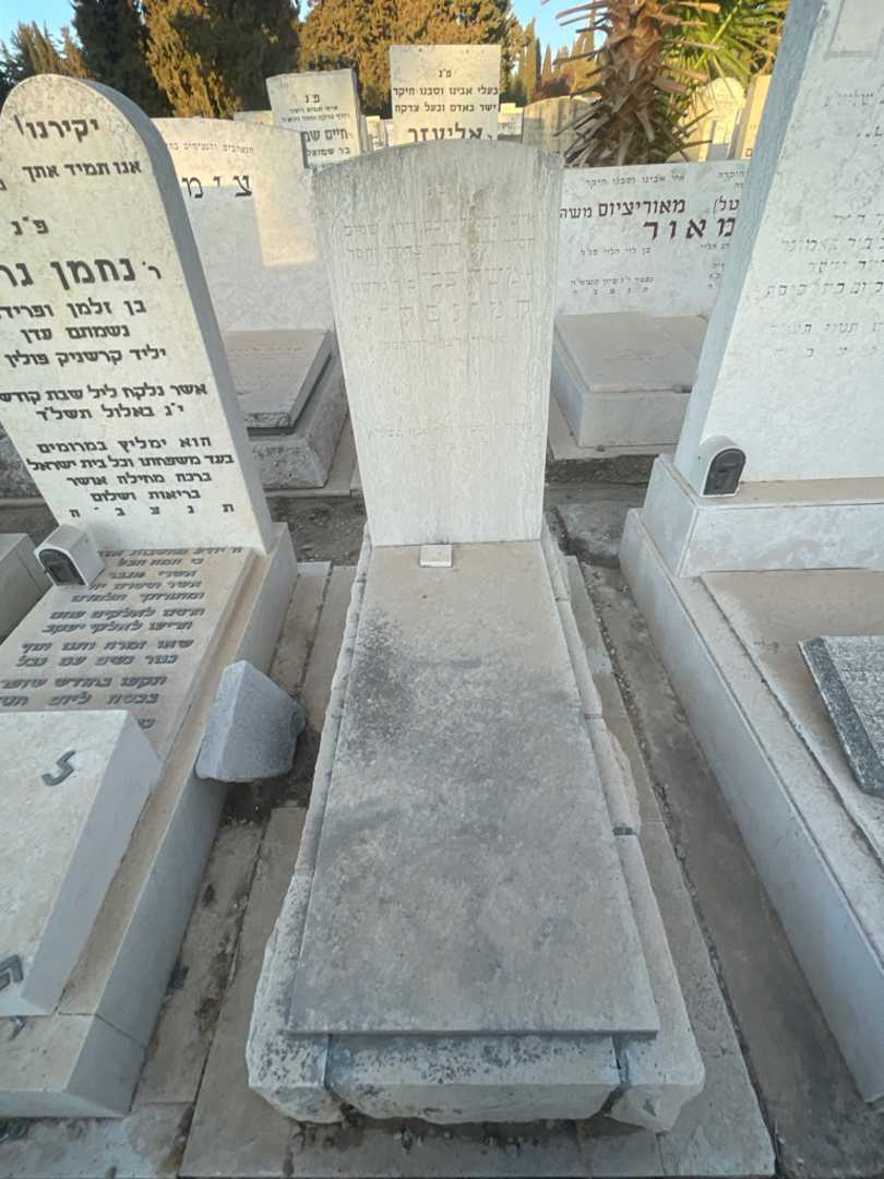 קברו של משה צבי קמינסקי